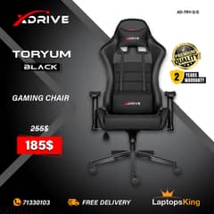 XDRIVE TORYUM XD-TRY-S/S | BLACK GAMING CHAIR