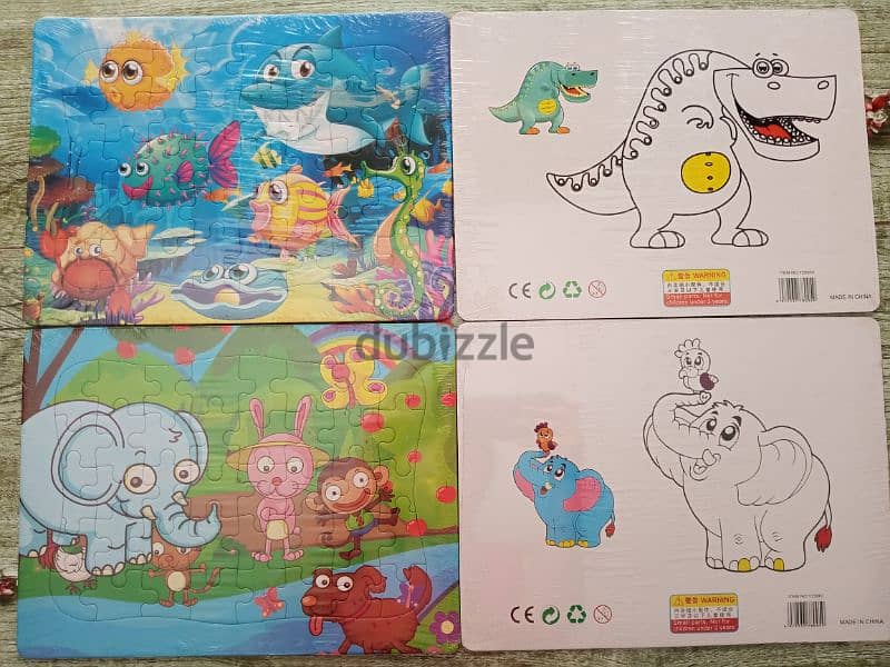 Smart kids learning puzzle boards 1 for2$ 3