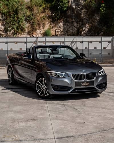 BMW 220i 2019 Convertible, Under Warranty(Bassoul&Hneine) 7.000Km Only