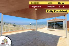 Feytroun 200m2 | 100m2 Terrace | Furnished Duplex| Panoramic View | DA