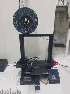 ender-3 3d printer PLA+ filament used like new 2kg black filament PLA+