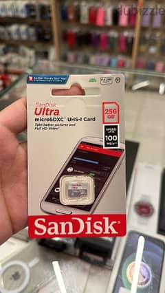 SanDisk Ultra Memory Card 256gb up to 100mb/s original 0