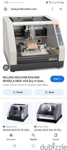 Milling machine, ROLAND modela 2