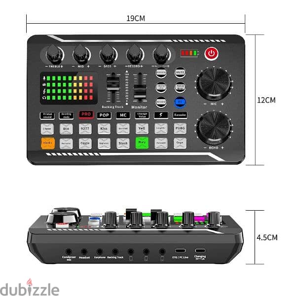 Sound Card F998 Microphone Mixer 3