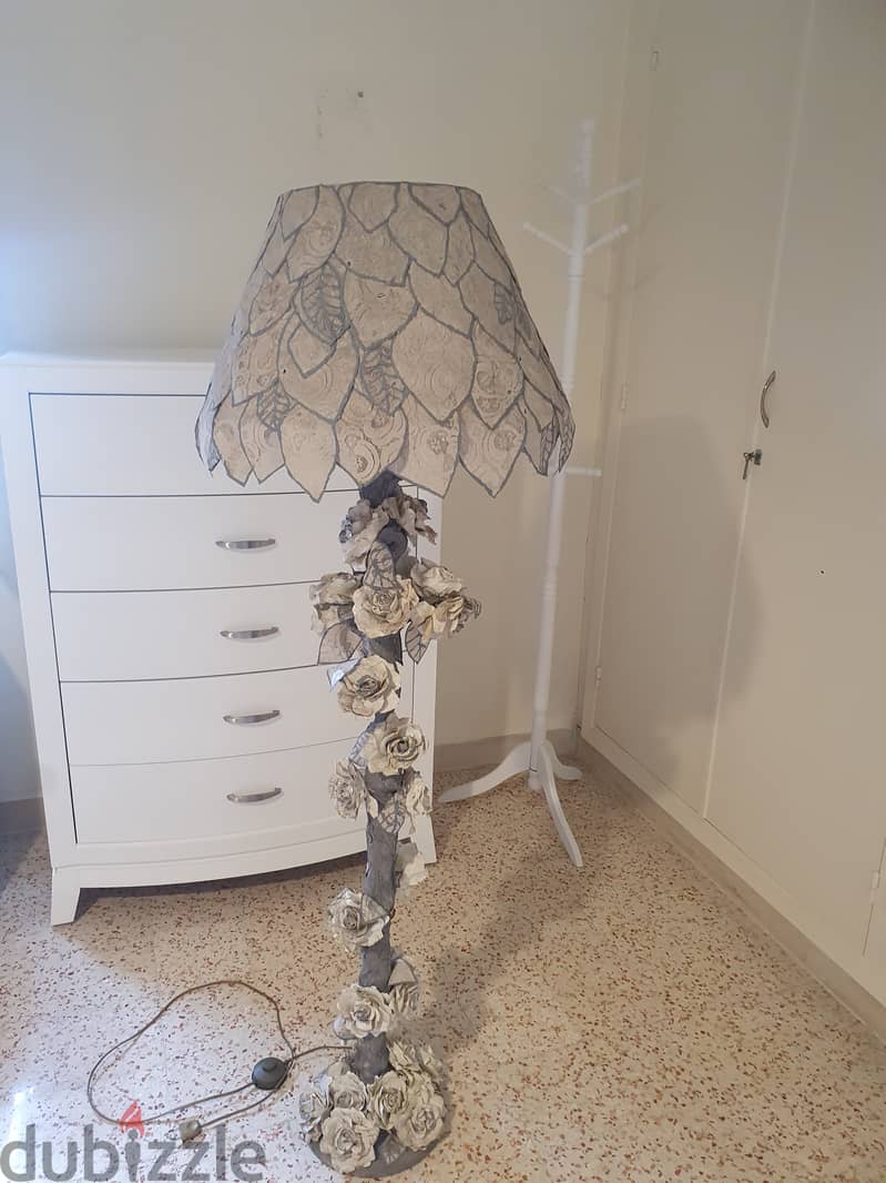 Handmade vintage style floor lamp 5