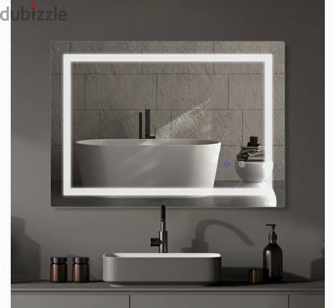 SaniteModar led bathroom mirror 90×70cm Anti fog 0