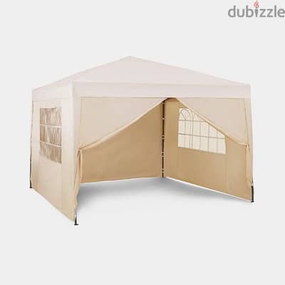 VonHaus Pop Up Gazebo Waterproof Garden Marquee Shelter Canopy 3 x 3 M