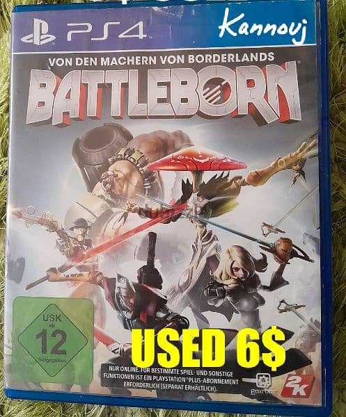 PS4 GAMES USED 15