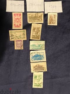 old syrian stamps from 1946-1964 0