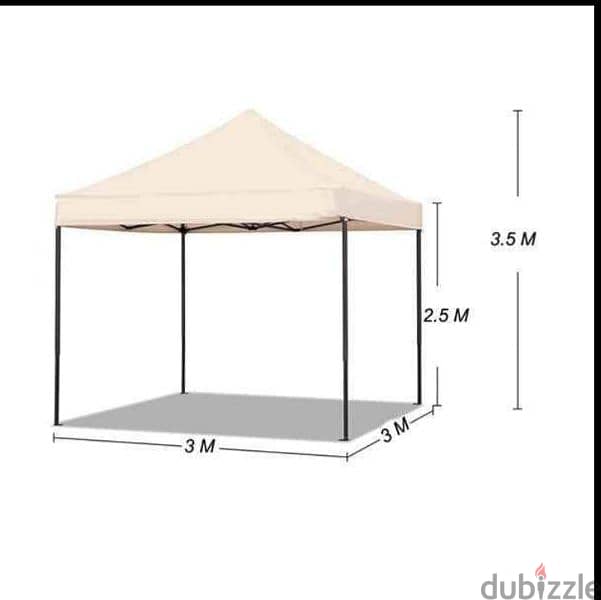 Outdoor Waterproof Canopy Tent 3 x 3 M 2