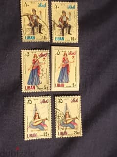 old lebanese stamps 1973