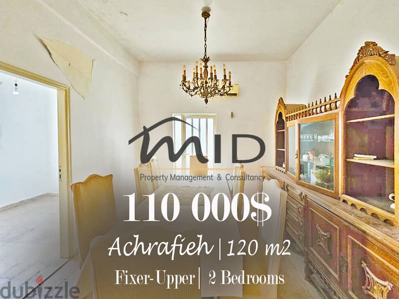 Ashrafieh | 917$/m² | 1st Floor | Balcony | Catchy Airbnb Investment 1