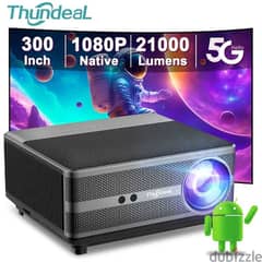 New Full HD Thundeal td98w projector 21 000 Lumens Android version