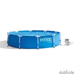 Intex Metal Frame Pool With Filter 305 x 76 cm 0
