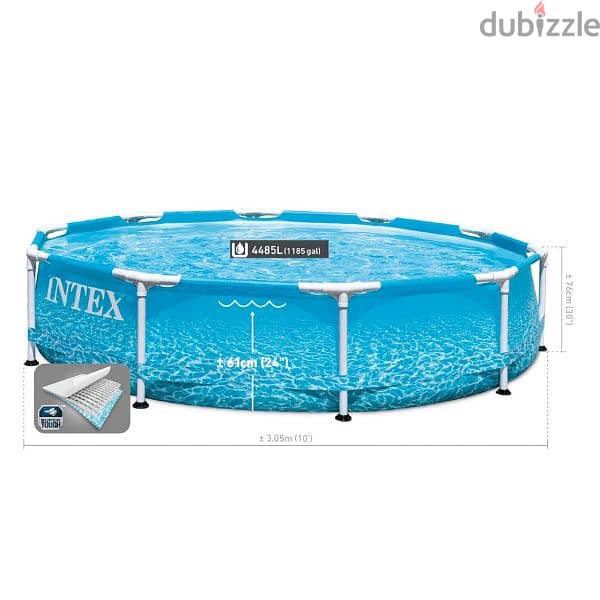 Intex Beachside Frame Pool With Filter 305 x 76 cm 1