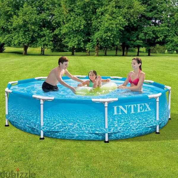 Intex Beachside Frame Pool With Filter 305 x 76 cm 2