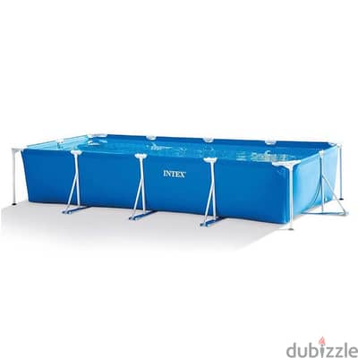 Intex Rectangular Frame Above Ground Pool 450 x 220 x 84 cm