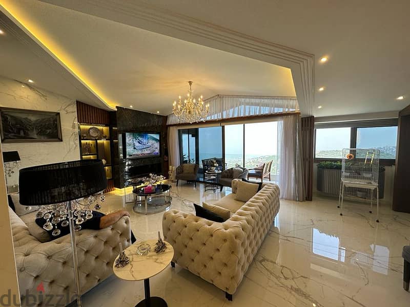 A very elegant and furnished 240 m² apartment for sale in Broumana 0