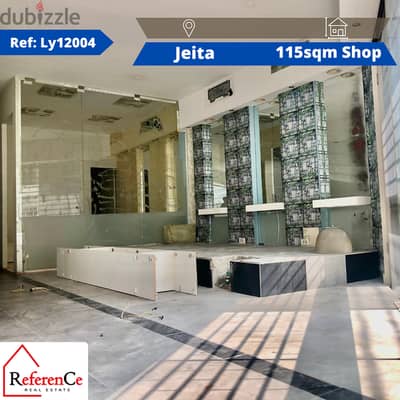 Great shop for rent in Jeita محل تجاري كبير للإيجار في جعيتا