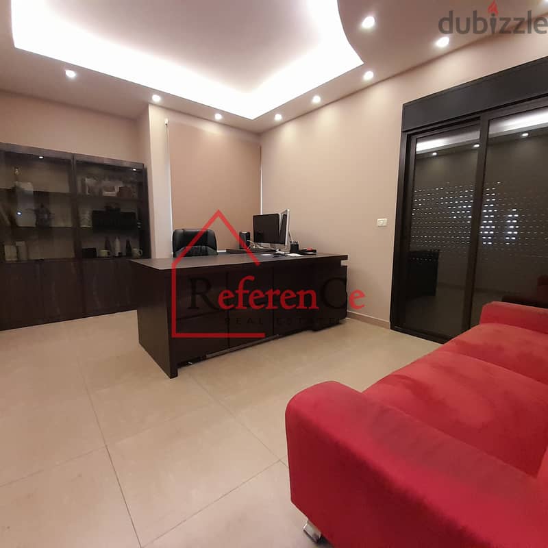 Catchy furnished office in Jal El Dib مكتب مفروش في جل الديب 4