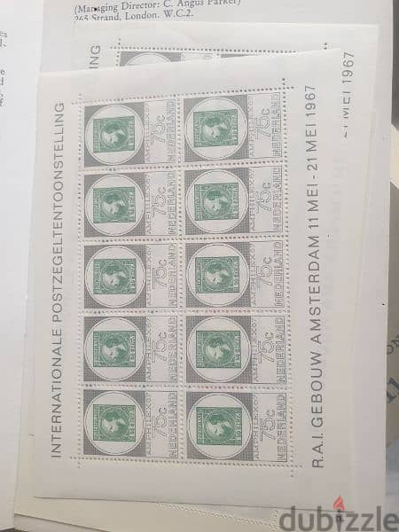 Nederland,the netherlands,1967 stamps,in excellent condition with book 0