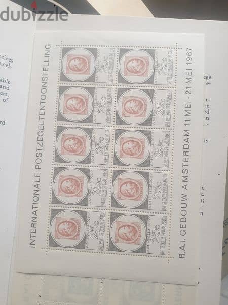 Nederland,the netherlands,1967 stamps,in excellent condition with book 1