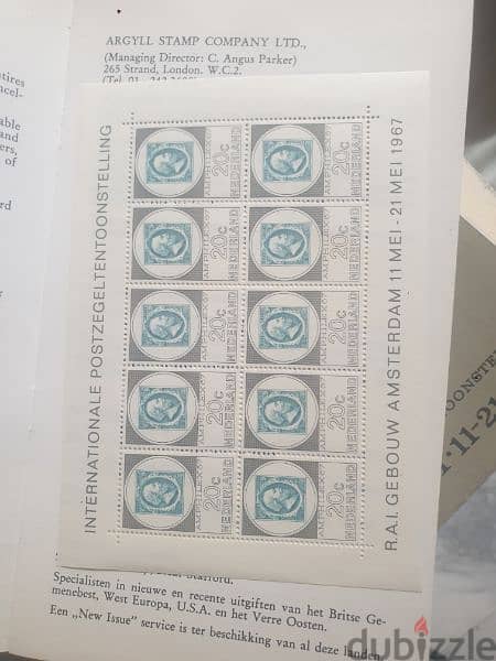 Nederland,the netherlands,1967 stamps,in excellent condition with book 2