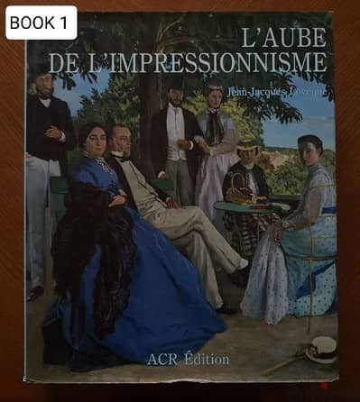 3 books on the history of Impressionism