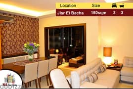 Jisr El Bacha 180m2 | Well Maintained | Decorated | Open View | PA |