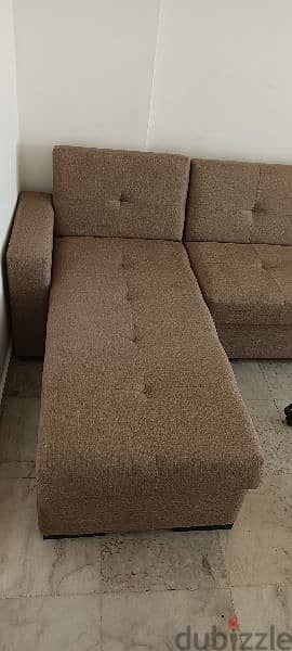sofa bed corner 2 pieces زاوية قطعتين مع صندوق 0