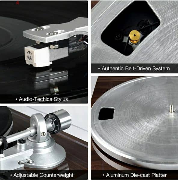 Belt Drive Turntable Bluetooth Vinyl Record Player 1
