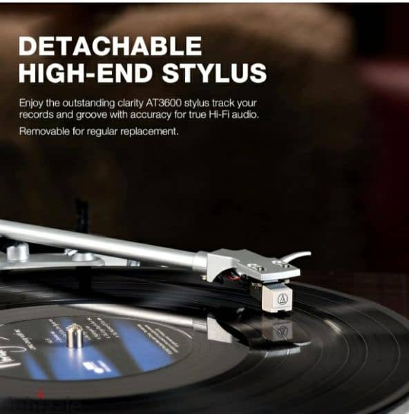 Belt Drive Turntable Bluetooth Vinyl Record Player 2