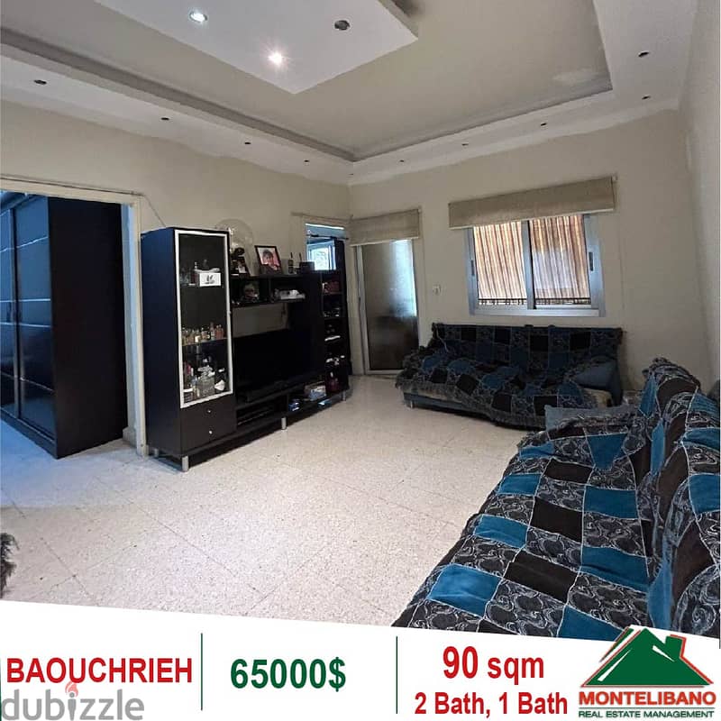 65000$!! Fully Furnished Apartment for sale in Sed El Baouchrieh 1