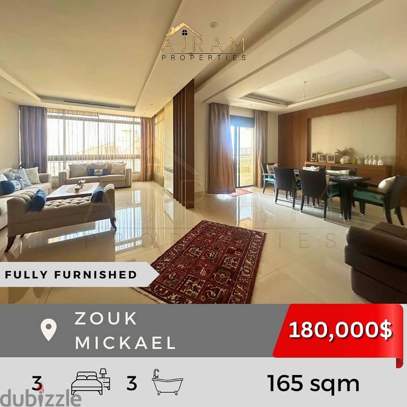 Zouk Mickael | 165 sqm | Fully Furnished 1
