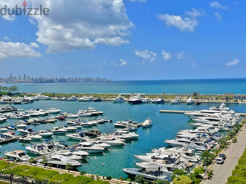 Waterfront City -Dbayeh! Panoramic Full Marina View Apartment for sale 7