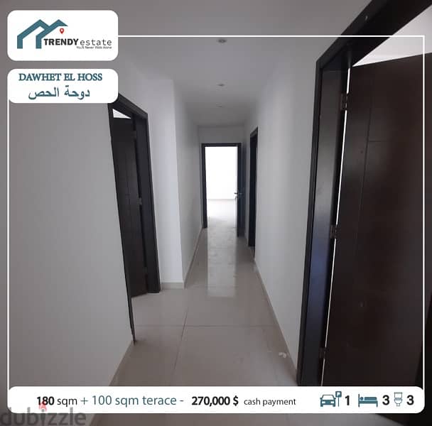 new apartment with terace dawha شقة جديدة مع تراس للبيع في دوحة الحص 3