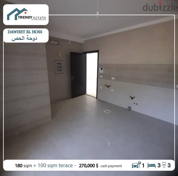 new apartment with terace dawha شقة جديدة مع تراس للبيع في دوحة الحص 10