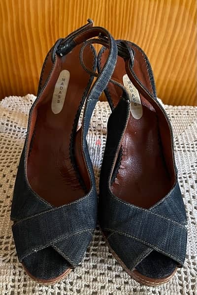 Jeans&Genuine Leather Heeled Sandals 12$ 3