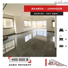 Duplex for sale in Baabda Jamhour 237 sqm ref#MS8247 0