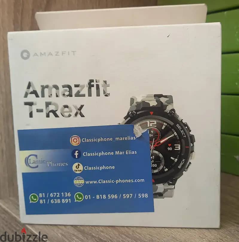 New amazfit t-rex camon green 0