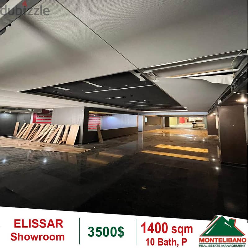 3500$!! Showroom for rent located in Elissar 2