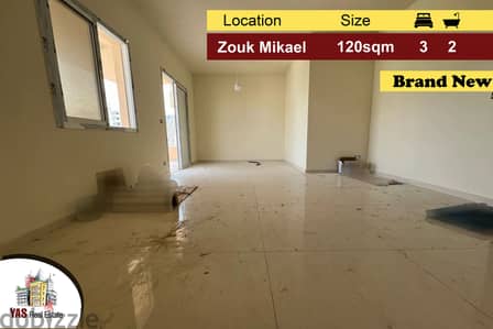 Zouk Mikael 120m2 | Brand New | Modern | Calm Area | EH |