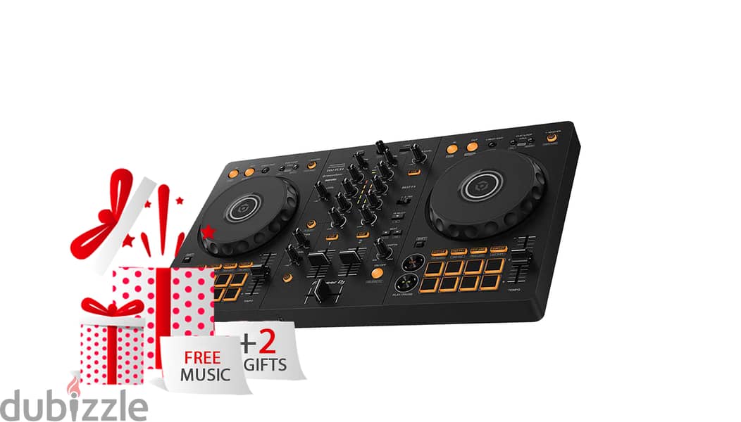 Pioneer DDJ-FLX4 DJ Set Controller For Serato & Rekordbox 0