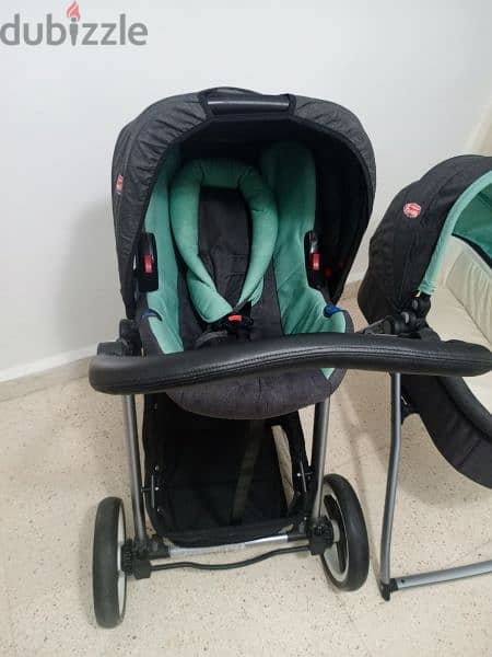stroller/carseat 1st and 2nd age/port bebe/baby bag/kingaroo 2pcs 6