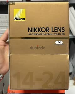 Nikon Lens AF-S Nikkor 14-24mm f/2.8 G ED great and amazing offer 0
