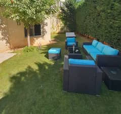 150m²+ 400m² Garden | Luxurious apartment for rent in baabdat 0