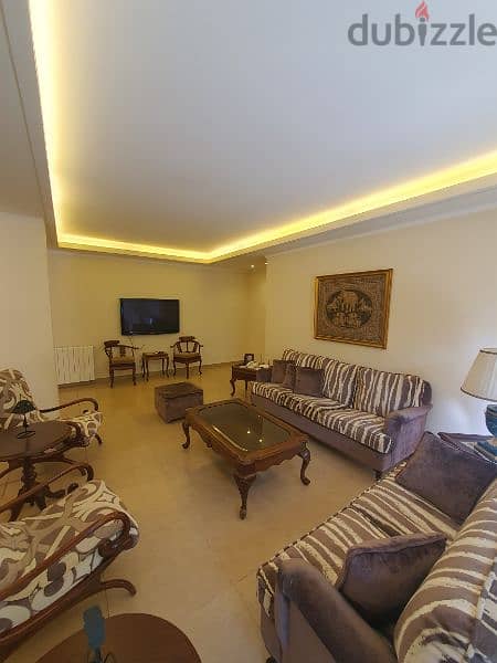 150m²+ 400m² Garden | Luxurious apartment for rent in baabdat 4