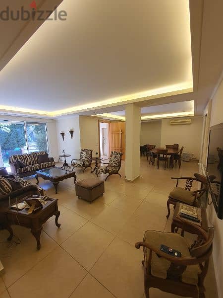 150m²+ 400m² Garden | Luxurious apartment for rent in baabdat 5
