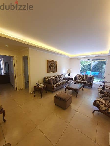 150m²+ 400m² Garden | Luxurious apartment for rent in baabdat 6