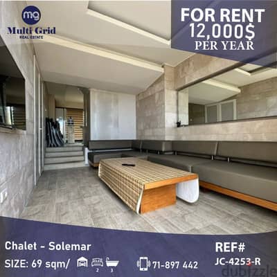 JC-4253 / Chalet for Rent In Solemar - Kaslik, شاليه للإيجار في كسليك